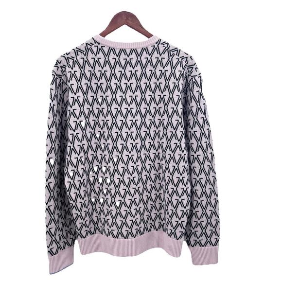 Greyson Pink Black Golf Club Wool Cashmere Golf Sweater Mens Large - Picture 2 of 6